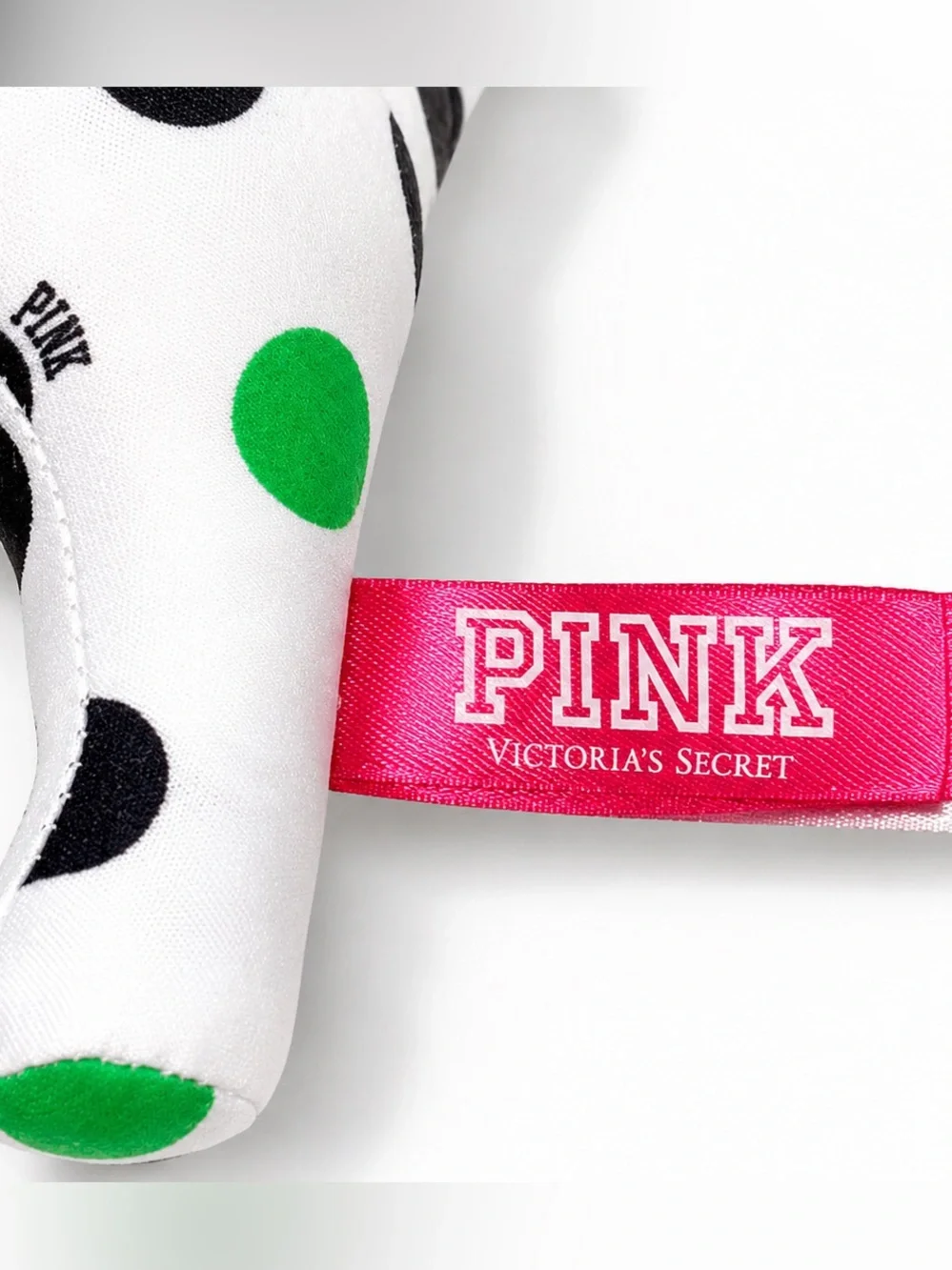 Victoria’s Secret PINK Dubai Mini Dog Plush Polka Dot Limited Edition Rare - Picture 6 of 6